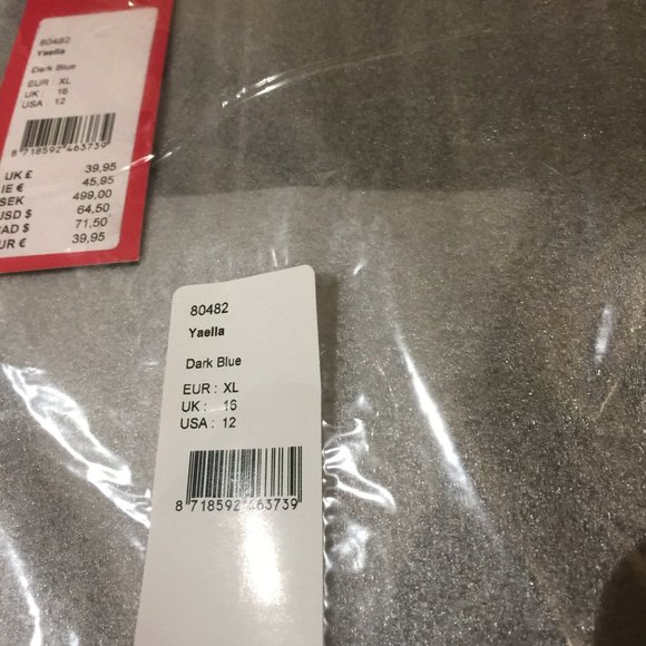 Yest Yaella Dark Blue Long Button Front Ca… - Picture 5 of 7